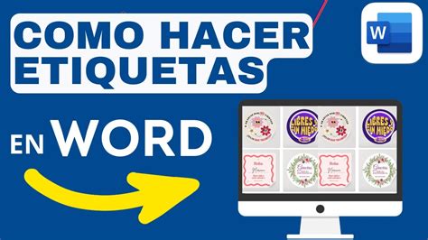 C Mo Hacer Etiquetas En Word Tutorial Paso A Paso Youtube