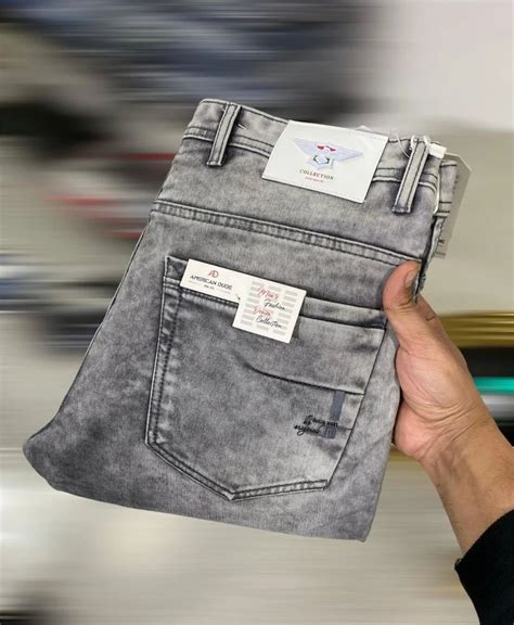 Regular Fit Washed Denim Jeans Grey At Rs Piece In Ahmedabad Id