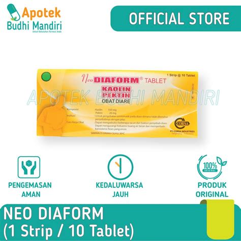 Jual Diaform Neo Diaform Tablet 1 Strip Shopee Indonesia