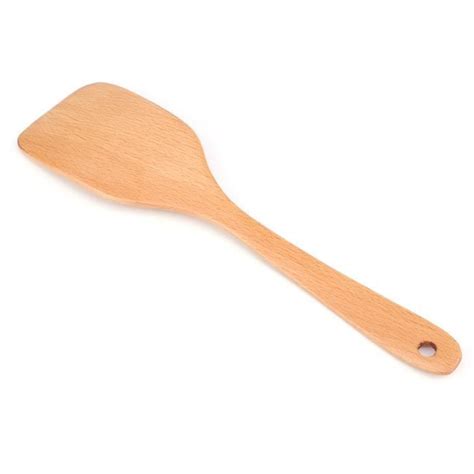 Pelle De Cuisine En Bois Pwshymi Spatule Long Manche Antiadh Sive