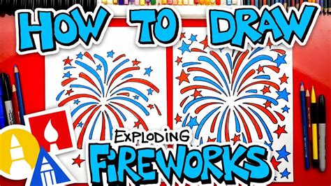 How To Draw An Exploding Firework - YouTube