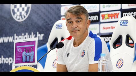 Konferencija za medije uoči utakmice Hajduk Inter Zaprešić YouTube