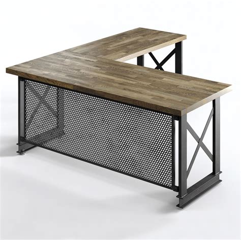 The Carruca Desk By Iron Age Office 3d Model 19 Max Fbx Free3d