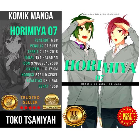 Jual Buku Komik Horimiya 7 Daisuke Hagiwara Komik Romance Romantis