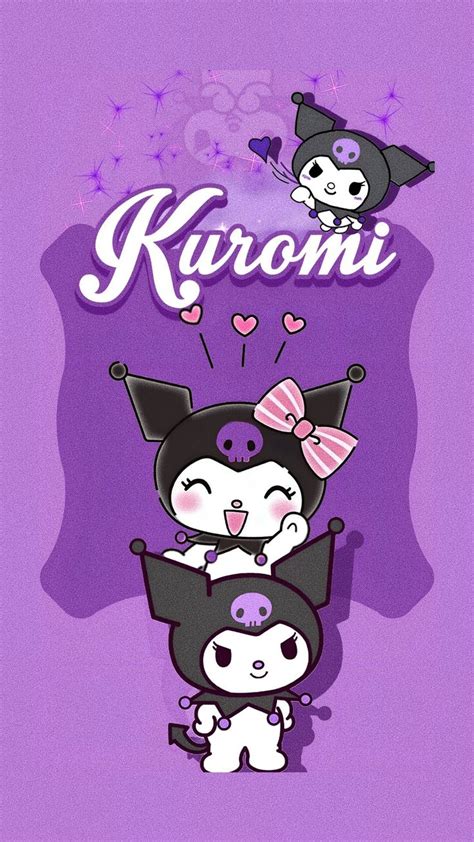 Kuromi Wallpaper Purple Hello Kitty Ý Tưởng Nhật Ký Hình Nền Hello