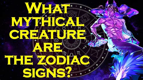 The Mythical Creature Based On Your Zodiac Sign Inception Of Things