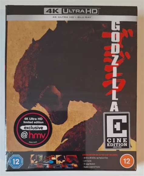 GODZILLA 4K UHD Blu Ray HMV Exclusive Cine Edition New Sealed 49