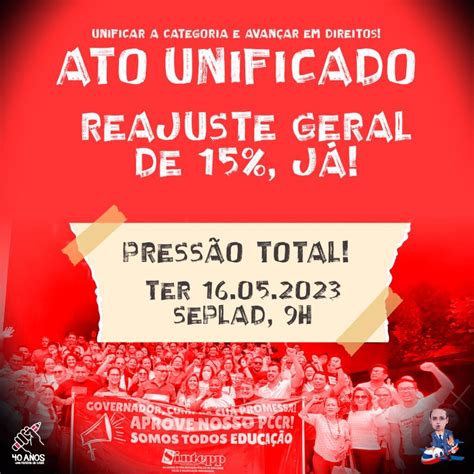 Na Luta Por Reajuste Funcionários Da Educação Participam De Ato