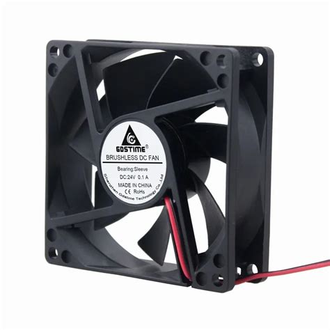 10 шт. Gdstime 80x80x25 мм PC Вентилятор охлаждения 24 в 8 см DC ...