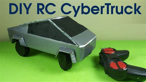 I Made A Tesla Cybertruck How To Make Cybertruck Rc Car Youtube