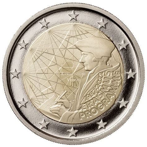 Italië 2 Euro Erasmus 2022 B U in coincard Kingofcoins nl