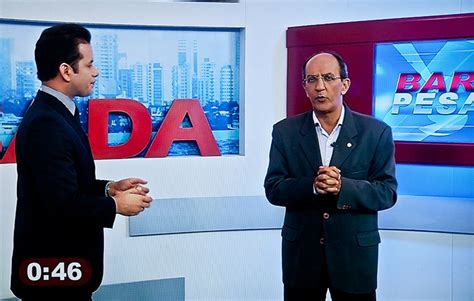 Deputado Arnaldo Jordy Jordy Concede Entrevista Ao Programa Barra