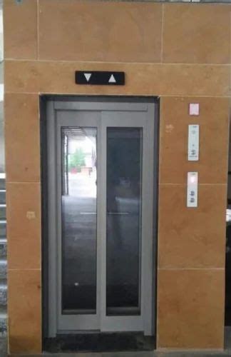 Stainless Steel Mild Steel Side Opening Telescopic Manual Door Elevator