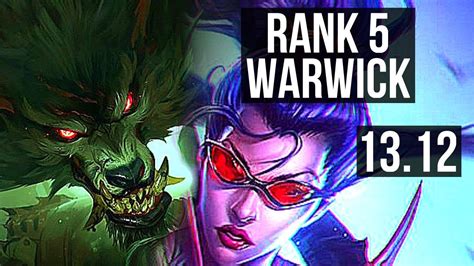 Warwick Vs Vayne Top Rank Warwick Solo Kills Games Na