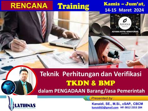 Rencana Link Materi Training Bimtek Teknik Perhitungan Dan