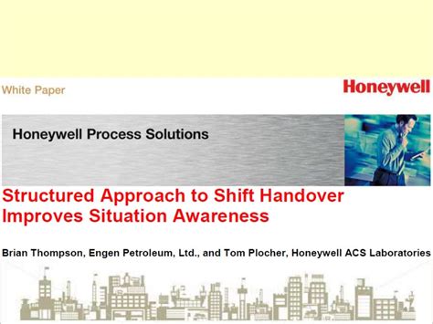 Effective Shift Handover