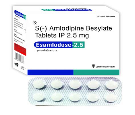 Amlodipine Besylate Tablets Ip 25 Mg At Rs 51box In Patna Id