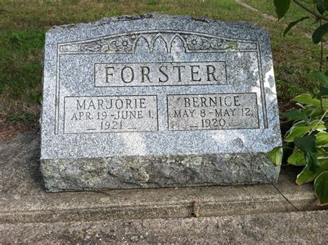 Marjorie Forster M Morial Find A Grave