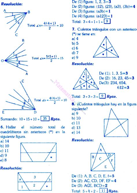 Conteo De Figuras Conceptos Y Ejercicios Desarrollados ~ Matematicas Problemas Resueltos