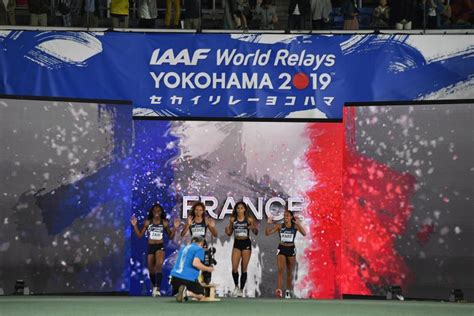 Mondiaux De Relais Les Bleues Dans La Foulée Du 4x200 M LÉquipe