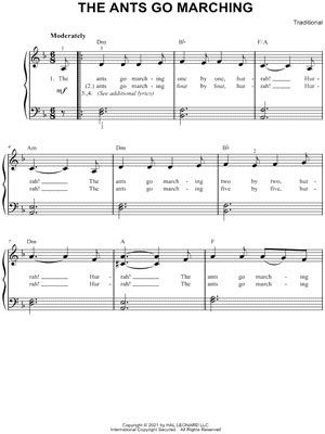 "The Ants Go Marching" Sheet Music - 4 Arrangements Available Instantly ...