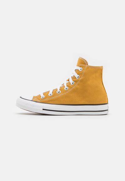 Converse Chuck 70 Jungle Cloth Unisex Höga Sneakers Trailhead Gold Burnt Honey White Mörkgul