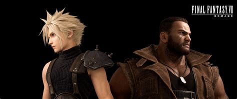 Wallpaper Final Fantasy Vii Cloud Strife Barret Wallace Square