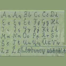 Lithuanian Alphabet | Language class, Lithuanian, Language study