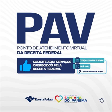 Santana Do Ipanema Tem Ponto De Atendimento Virtual Pav Da Receita