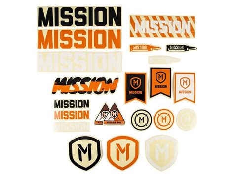 Mission BMX Stickerset | kunstform BMX Shop & Mailorder - worldwide ...