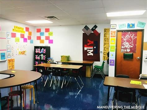 Middle School Classroom Tour | Middle school classroom, Middle school ...