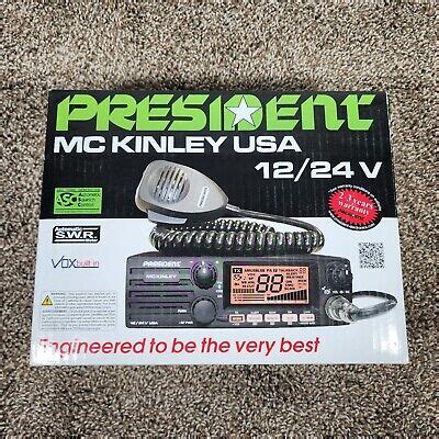 President Mckinley Usa Channel Cb Radio Am Ssb Pa V New Ebay