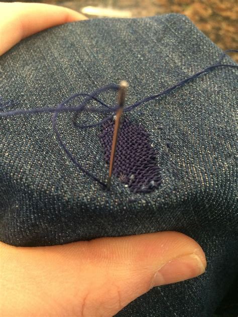 How To Hand Darn Post Visible Mending Darning Sashiko