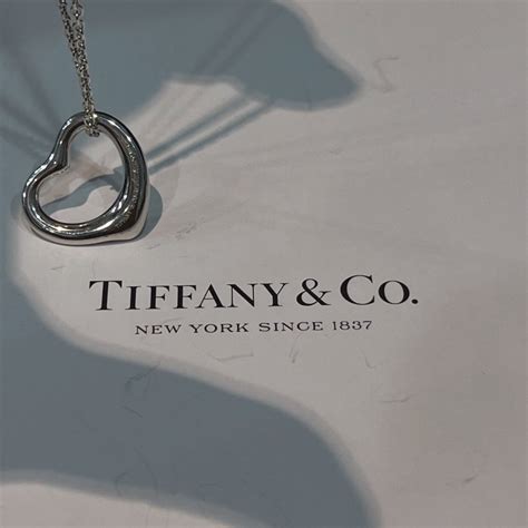 Tiffanyandco 純銀925 經典款 小款open Heart 項鍊飾品｜popchill 拍拍圈