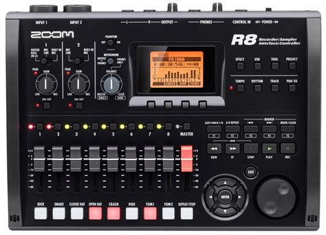 Zoom R8 Multitrack Recorder, Audio Interface, MIDI Controller and ...