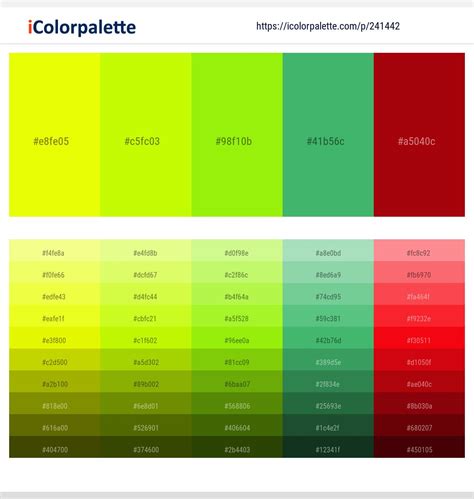 Color Scheme Red Green Yellow – Warehouse of Ideas