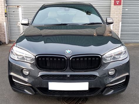 Bmw F16 F86 X6 Kidney Grill Grille Grills Gloss Black 2014 Onwards