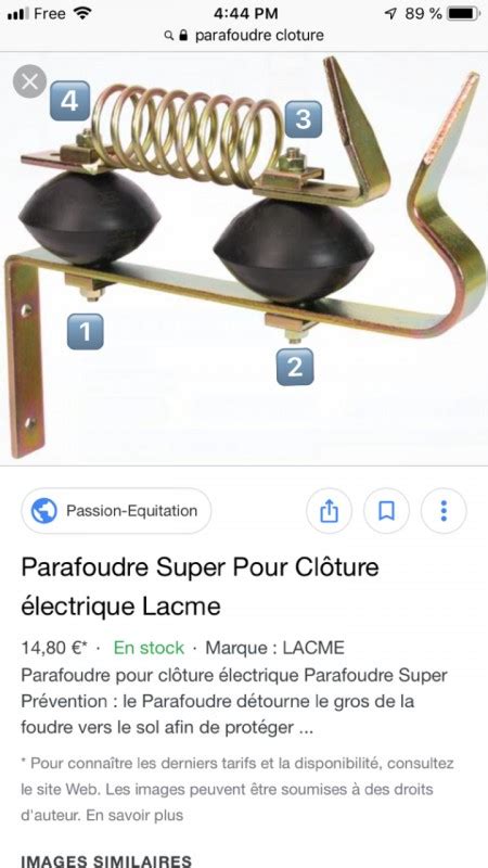 Parafoudre Cl Ture Lectrique Mise Terre