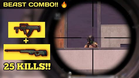 BEST WEAPON COMBO GROZA AWM 25 KILLS SOLO VS SQUAD PUBG MOBILE