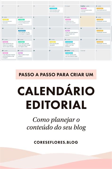 Calendário editorial para produção de conteúdo o que é e como criar