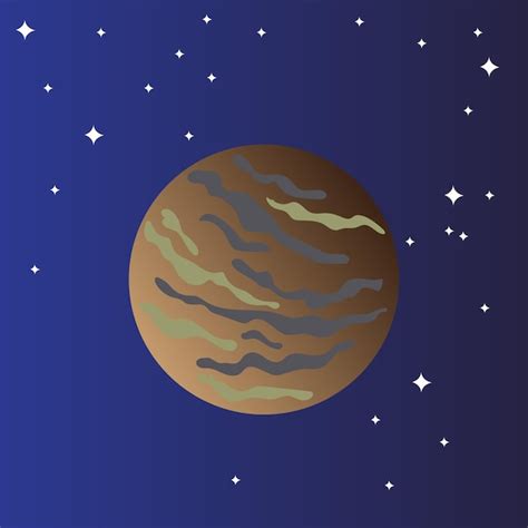 Premium Vector Mars Planet Icon