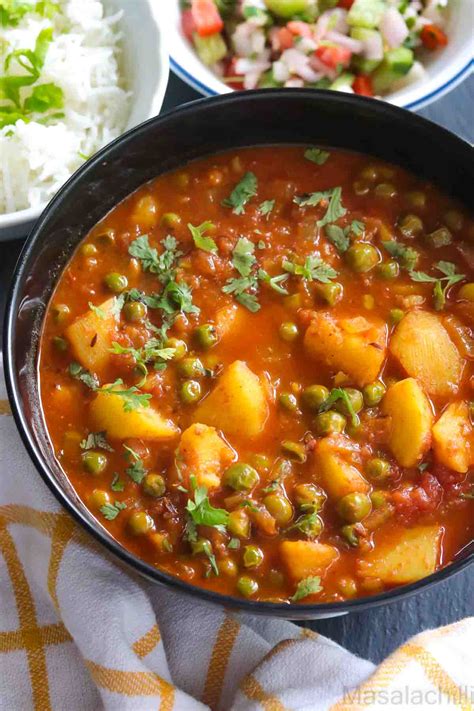 Aloo Matar Gravy Recipe