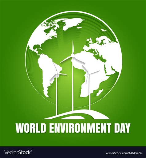 World environment day Royalty Free Vector Image