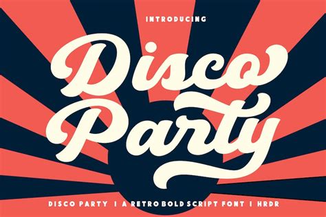 Disco Party Font Free Download - FreeFontDL