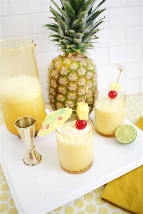 Easy Pina Colada Mix Recipe A Beautiful Mess