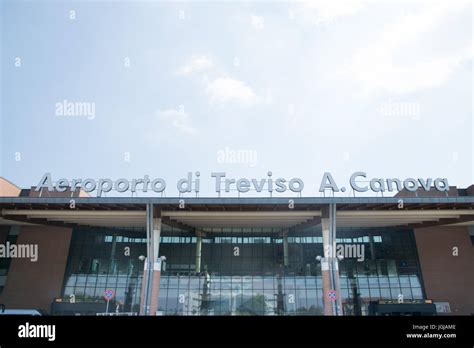 TREVISO, ITALY - JUNE 03, 2017: General view of Treviso Airport in ...