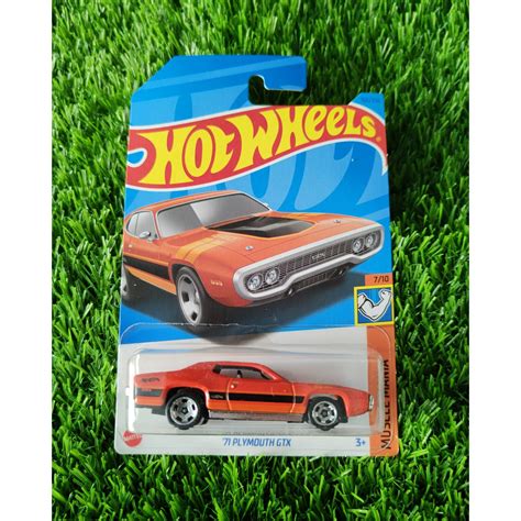 Jual HOT WHEELS 71 PLYMOUTH GTX ORANGE Shopee Indonesia