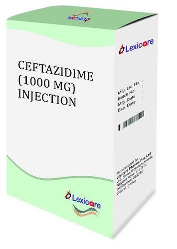 Ceftazidime Injection Mg At Best Price In Ankleshwar Lexicare