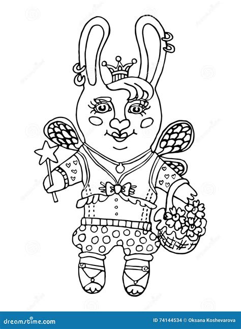 Freak Fairy Man Character With A Naked Torso And A Magic Wand Freaky