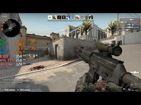 CSGO RX 5700 XT I3 10100F 1080p Max Settings FPS Benchmark Test